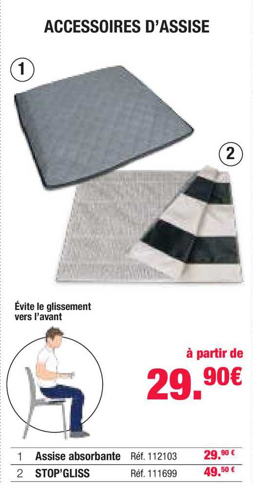accessoires d'assise
