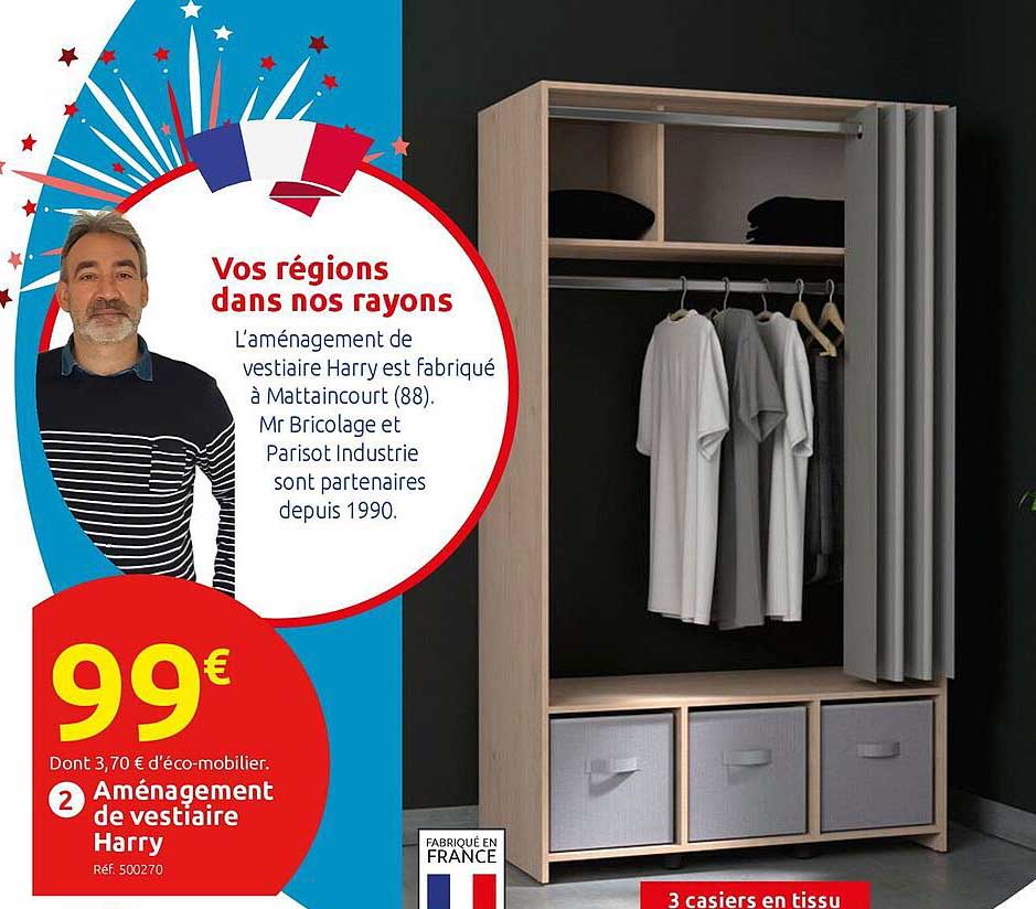 aménagement de vestiaire harry