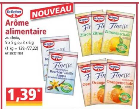 arôme alimentaire dr.oetker