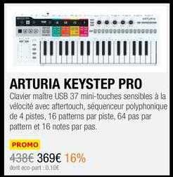 arturia keystep pro