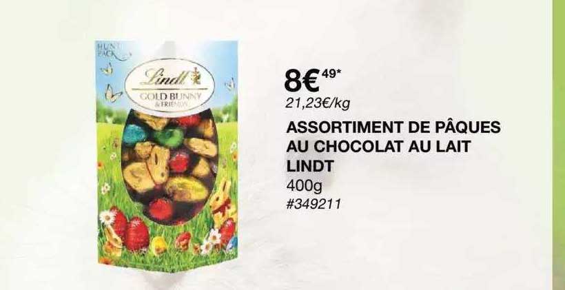 Assortiment De Pâques Au Chocolat Au Lait Lindt