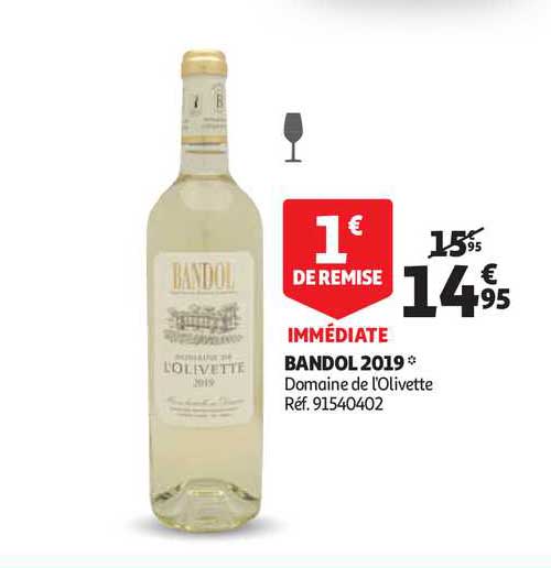 bandol 2019 domaine de l'olivette