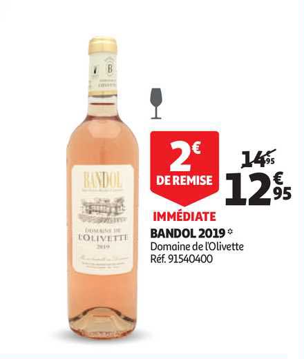 bandol 2019 domaine de l'olivette