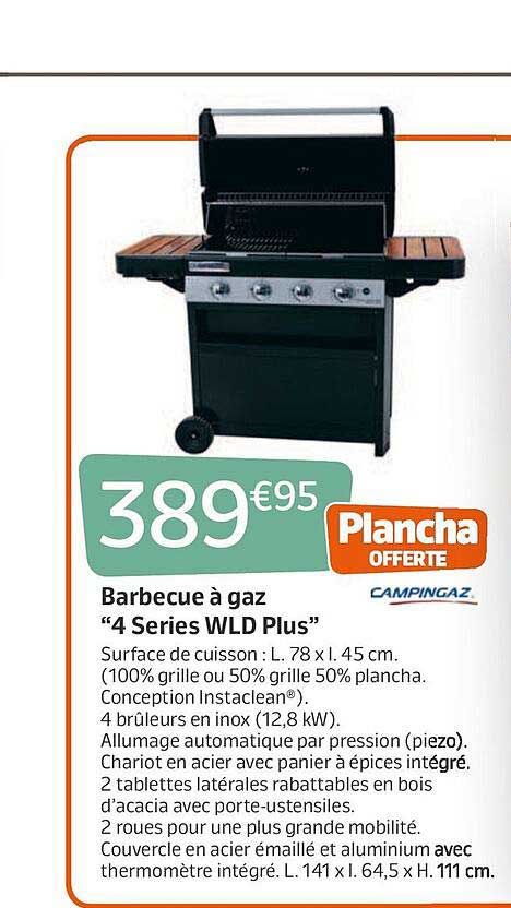 barbecue à gaz "4 series wld plus"
