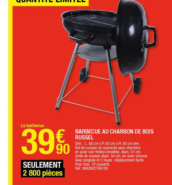 Barbecue Au Charbon De Bois Russel