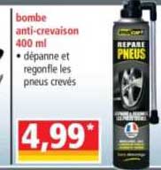 bombe anti-crevaison 400 ml
