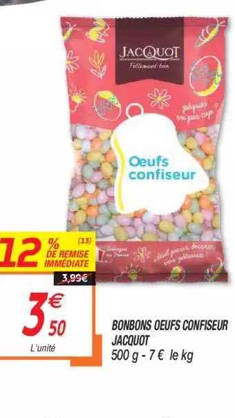 bonbons oeufs confiseur jacquot