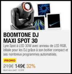 boomtone dj maxi spot 30