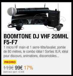 boomtone dj vhf 20mhl f5-f7