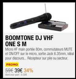 boomtone dj vhf one s m