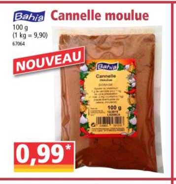 cannelle moulue bahia