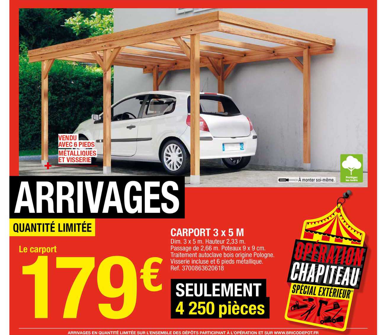 Carport 3 X 5 M