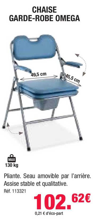 chaise garde-robe omega