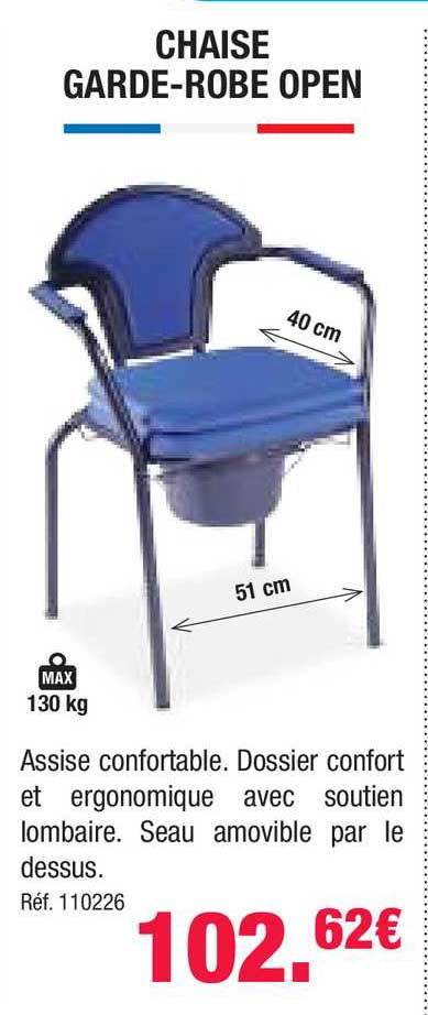 chaise garde-robe open