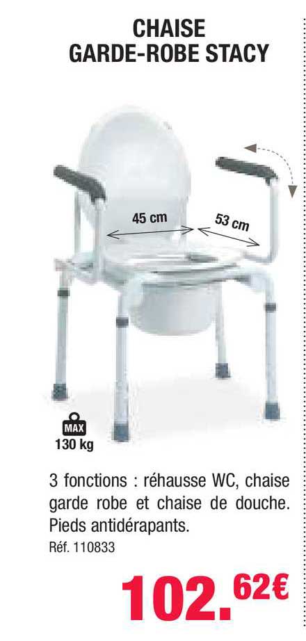 chaise garde-robe stacy