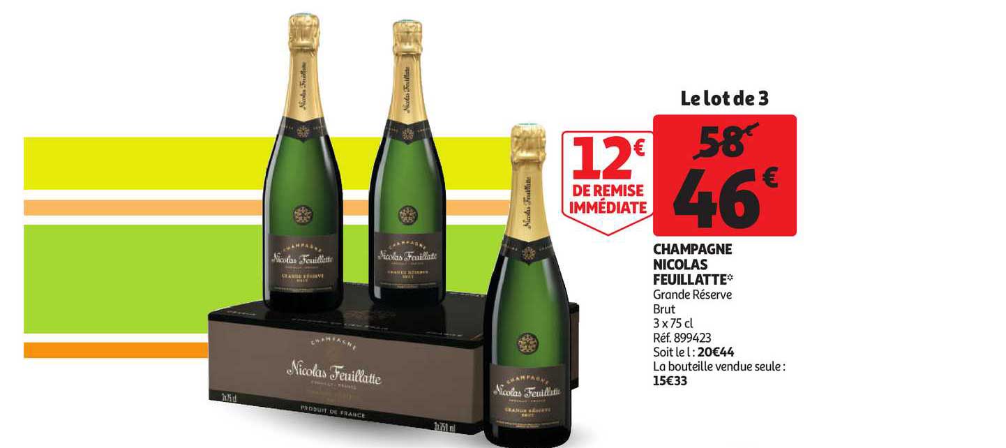 champagne nicolas feuillatte grande réserve brut