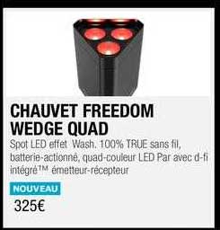 chauvet freedom wedge quad