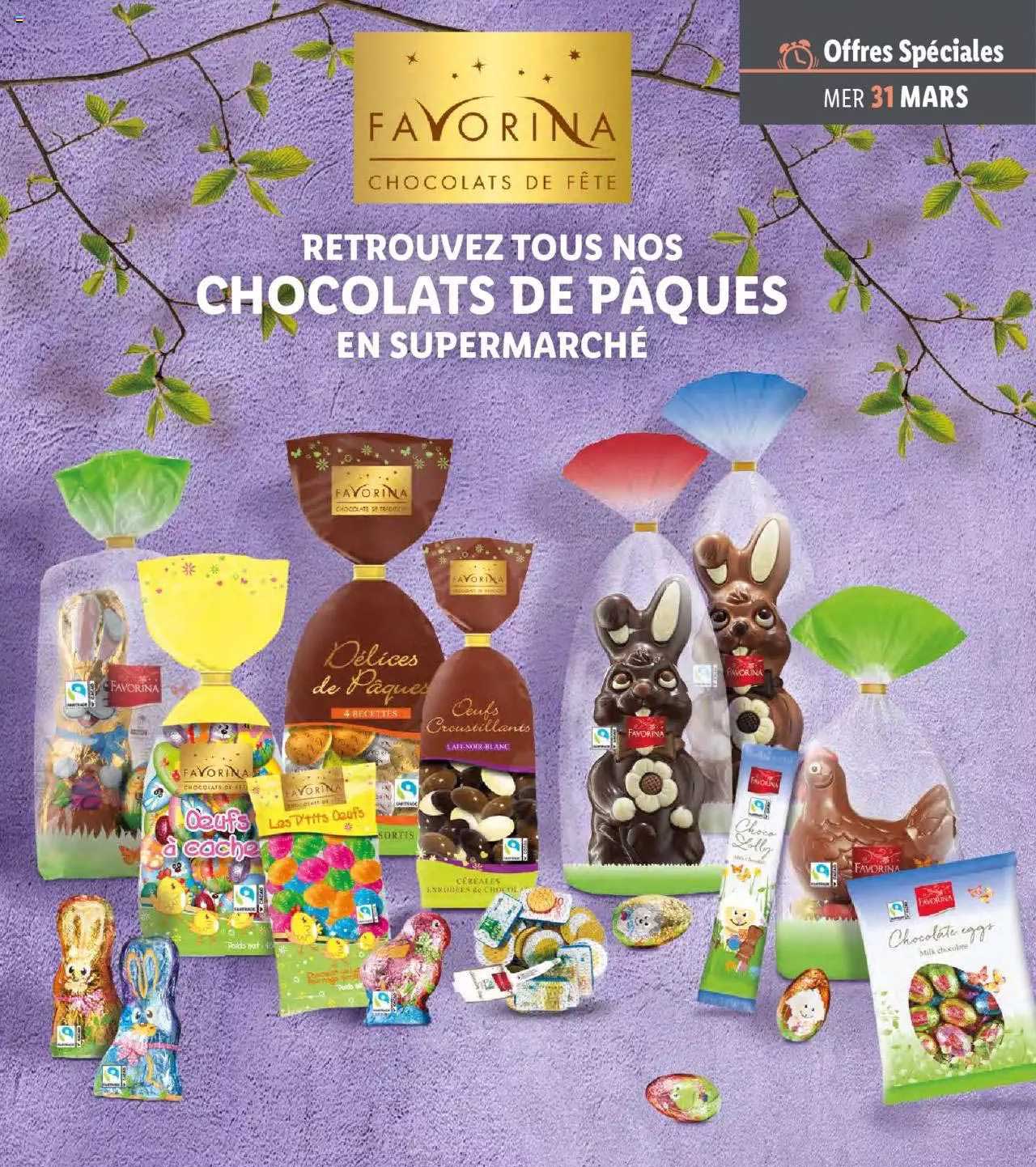 Chocolats De Pâques Favorina