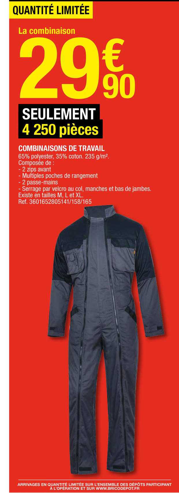 combinaisons de travail