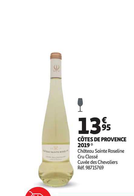 côtes de provence 2019 château sainte roseline