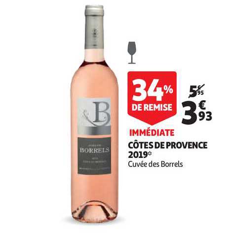 Côtes De Provence 2019 Cuvée Des Borrels