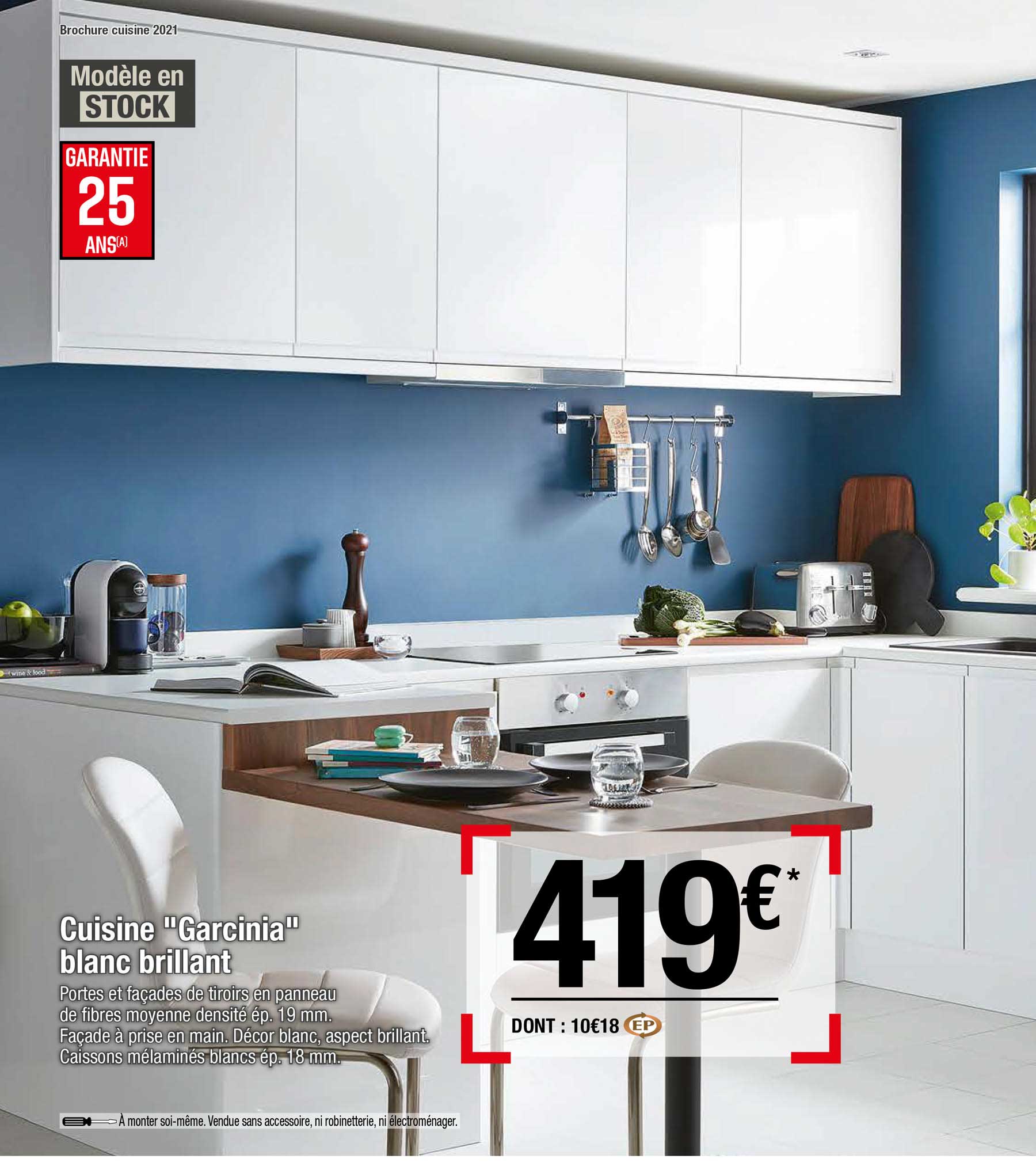 cuisine "garcinia" blanc brillant