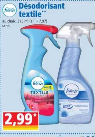 Désodorisant Textile Febreze