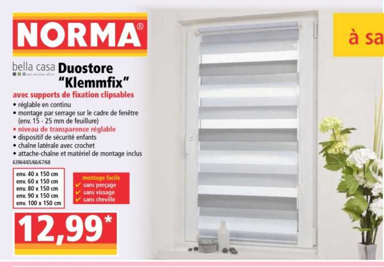 duostore "klemmfix" bella casa