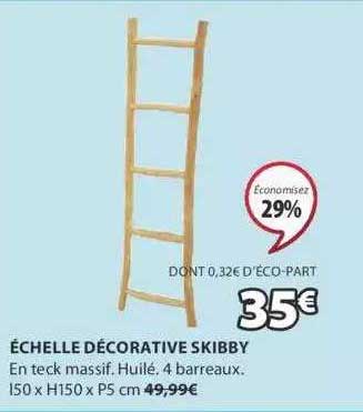 échelle décorative skibby