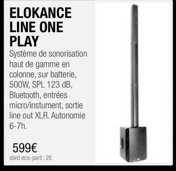 elokance line one play