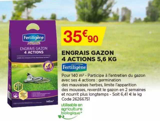 Engrais Gazon Fertiligène