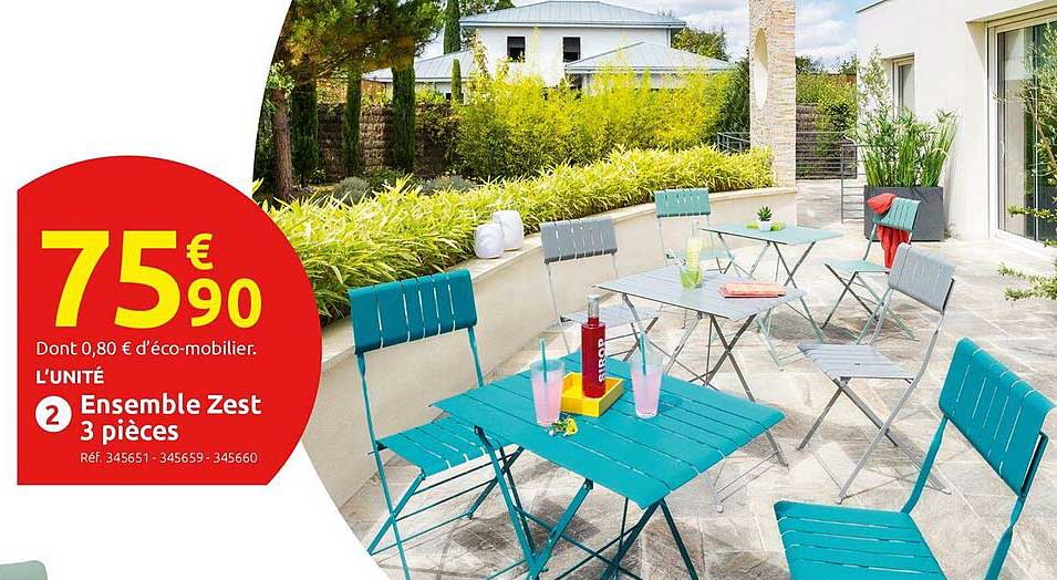 ensemble zest 3 pièces