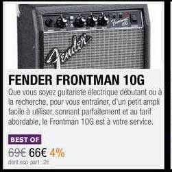 fender frontman 10g best of