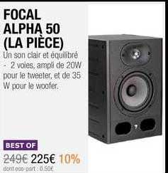 focal alpha 50 (la pièce)