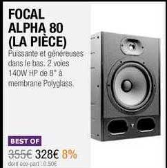 focal alpha 80 (la pièce)