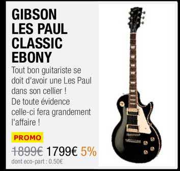 gibson les paul classic ebony
