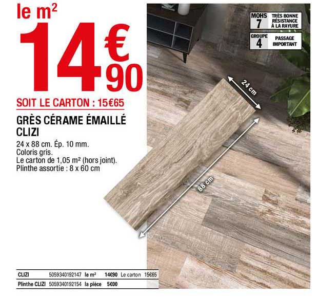 grès cérame émaillé clizi