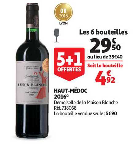 haut-médoc 2016 demoiselle de la maison blanche