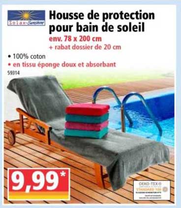 Housse De Protection Pour Bain De Soleil