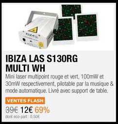 ibiza las s130rg multi wh