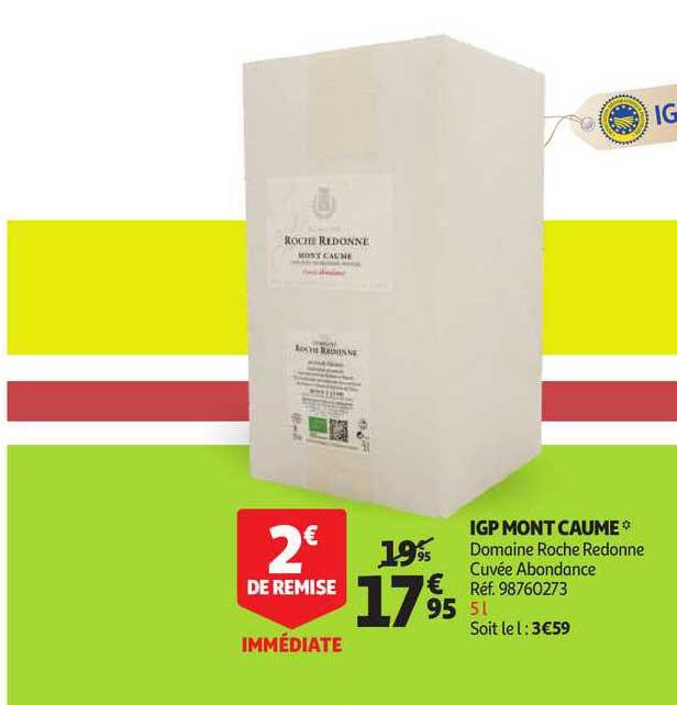 igp mont caume domaine roche redonne cuvée abondance