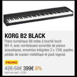korg b2 black