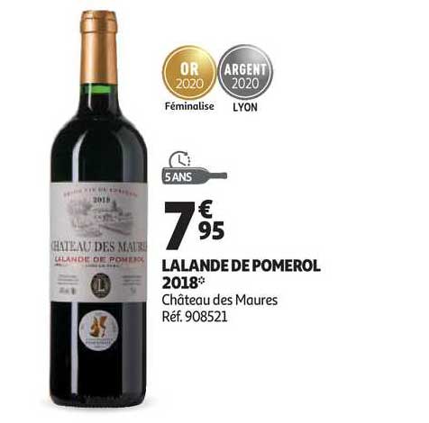 lalande de pomerol 2018 château des maures