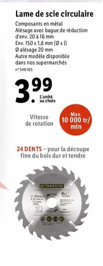 Lame De Scie Circulaire