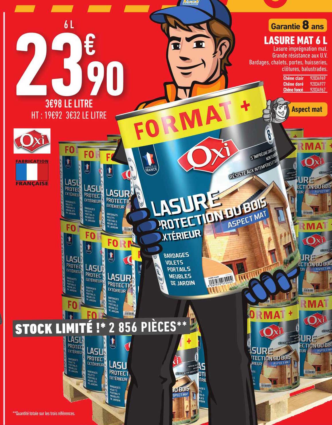 lasure mat 6l oxi