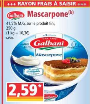 Mascarpone Galbani
