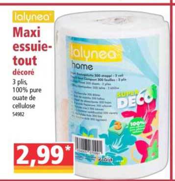 maxi essuie-tout décoré lalynea