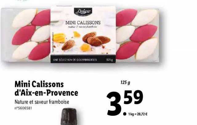 mini calissons d'aix-en-provence