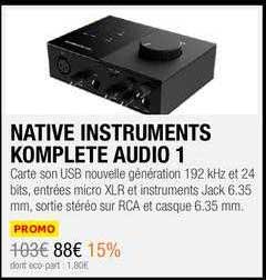 Native Instruments Komplete Audio 1