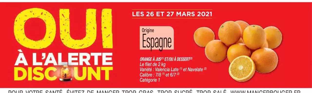 orange à jus et-ou à dessert